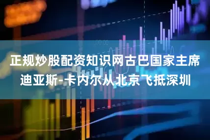 正规炒股配资知识网古巴国家主席迪亚斯-卡内尔从北京飞抵深圳